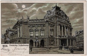 MUO-034762: Beč - Volkstheater: razglednica