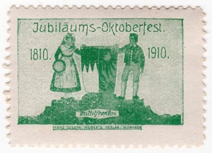 MUO-026083/05: Jubiläums - Oktoberfest 1810 - 1910 Mittelfranken: poštanska marka