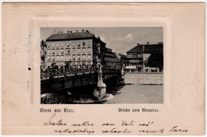 MUO-008745/17: Graz - Most prema Murplatzu: razglednica