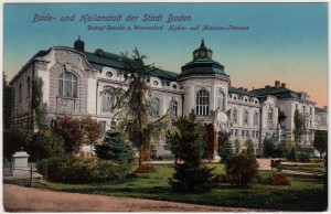 MUO-034195: Baden kod Beča - Kupališna zgrada: razglednica