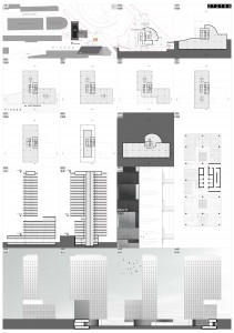 MUO-057628/02: Poslovni toranj CB21, Thomas Klestil platz - Schnirchgasse, Beč: arhitektonska studija