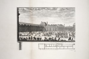 MUO-055694/03: Pogled na palaču Tuileries s ulazne strane 1: grafika