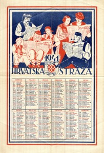 MUO-021219: HRVATSKA STRAŽA 1941: kalendar