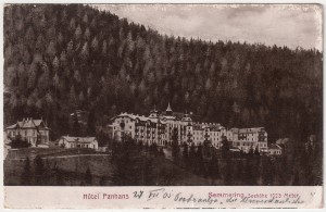 MUO-034816: Austrija - Semmering; Hotel: razglednica
