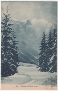 MUO-008745/1440: Chamonix u zimi: razglednica
