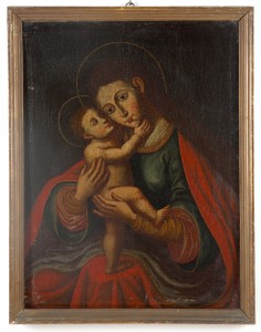 MUO-004665: Bogorodica s djetetom: slika