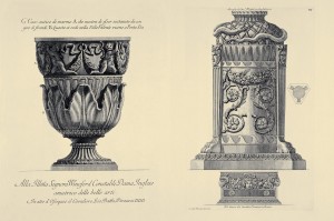 MUO-057436/86: Antička mramorna vaza [...] / Mramorni tripod i podnožje: grafika