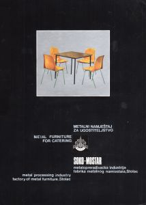 MUO-055009/01: Soko-Mostar Metalni namještaj za ugostiteljstvo: predložak : korice