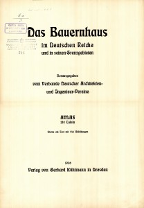 LIB-000241: Bauernhaus im Deutschen Reich