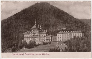 MUO-034815: Austrija - Semmering; Hotel: razglednica