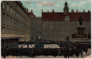 MUO-034523: Beč - Hofburg: razglednica