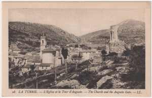 MUO-008745/1439: La Turbie - Crkva i Augustova vrata: razglednica