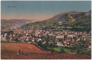 MUO-031043: BiH - Sarajevo - Panorama: razglednica