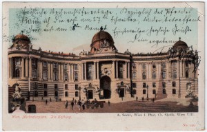 MUO-032319: Beč - Hofburg: razglednica