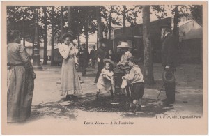 MUO-016118/A/18: Paris  - Djeca na česmi: razglednica