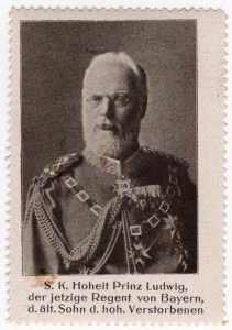 MUO-026174/12: S. K. Hoheit Prinz Ludwig, der jetzige Regent von Bayern: poštanska marka
