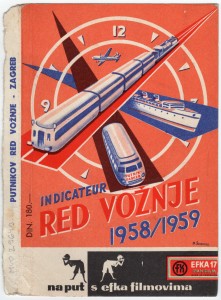 MUO-029649: Red vožnje 1958/1959.: naslovna stranica