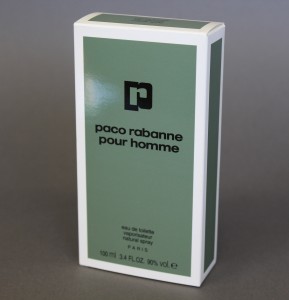 MUO-039998/02: PACO RABANNE POUR HOMME by PACO RABANNE: kutija za parfemsku bočicu