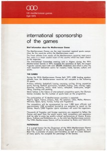 MUO-019654/09: VIII mediterranean games Split 1979: propagandni letak