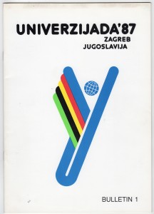 MUO-018233/02: Universiade '87 Zagreb Yugoslavia: brošura