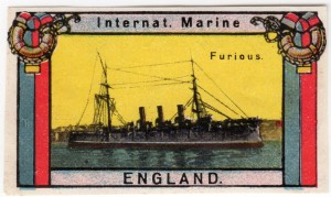 MUO-026129/04: Internat. marine Furious England.: poštanska marka
