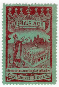MUO-026185: Metz 1913. 60 Generalversammlung der Katholiken: poštanska marka