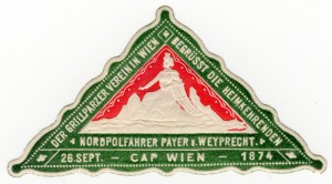 MUO-026098/04: Nordpolfahrer Payer v. Weyprecht CAP WIEN: poštanska marka