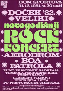 MUO-052377: Novogodišnji rock koncert: plakat