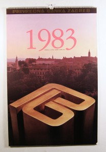 MUO-021541: PRIVREDNA BANKA ZAGREB 1983: kalendar