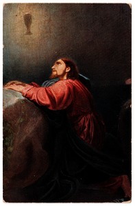 MUO-008745/1095: Isus u molitvi: razglednica