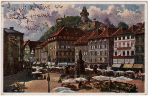 MUO-034453: Graz - Glavni trg: razglednica