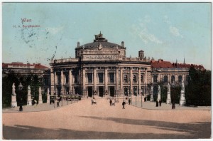 MUO-032360: Beč - Burgtheater: razglednica