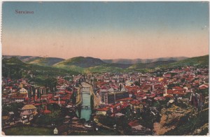 MUO-031022: BiH - Sarajevo - Panorama: razglednica