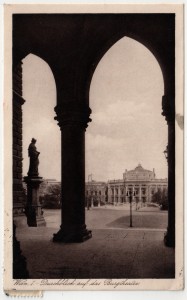 MUO-037792: Beč- Burgtheater: razglednica