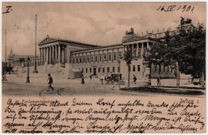 MUO-034538: Beč - Parlament: razglednica