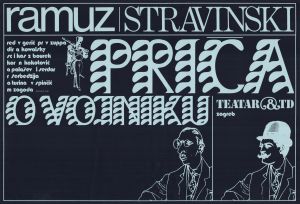 MUO-052208: Ramuz/Stravinski: Priča o vojniku: plakat