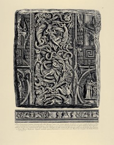 MUO-057436/76: Dio mramorne pregrade nađene u Hadrijanovoj vili [...]: grafika