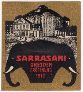 MUO-026254: Sarrasani Dresden Eröffnung 1912: marka