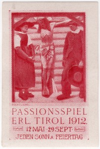 MUO-026133/06: Passionsspiel erl. Tirol 1912.: poštanska marka