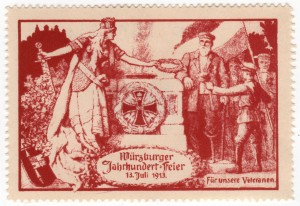 MUO-026183/01: Würzburger Jahrhundert-Feier 13. Juli 1913.: poštanska marka