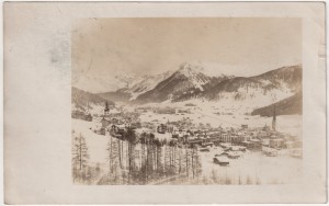 MUO-008745/350: Švicarska - Davos; panorama: razglednica