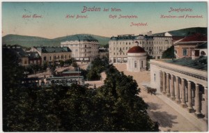 MUO-034201: Baden kod Beča - Josefsplatz: razglednica