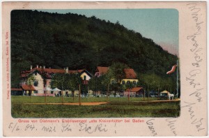 MUO-034208: Baden kod Beča - Kranjska koliba: razglednica