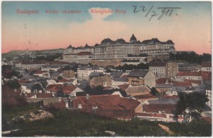 MUO-008745/839: Budimpešta - Kraljevska palača na Budimu: razglednica