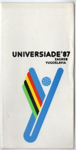 MUO-018228/01: Universiade '87 Zagreb Yugoslavia: informativni letak