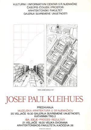 MUO-052289: Josef Paul Kleihues: plakat
