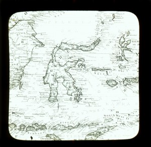 MUO-035125/100: Zemljopisna karta Celebesa: dijapozitiv