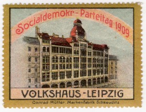 MUO-026367: Socialdemokr-Parteitag 1909 Volkshaus - Lepzig: marka