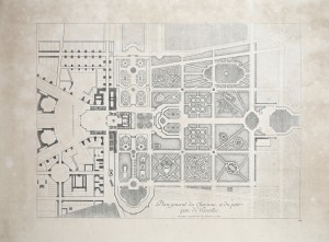 MUO-055697/12: Glavni tlocrt dvorca i malog parka Versailles: grafika
