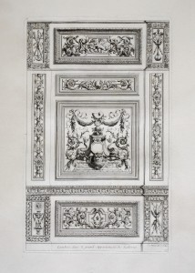 MUO-055695/12: Zidna oplata u Velikom apartmanu palače Tuileries: grafika